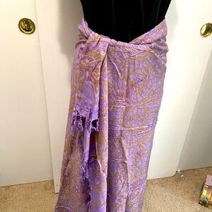 Rayon shawl or pareo.